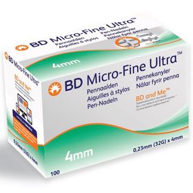 BD Micro-Fine Ultra™ Aiguilles à stylo 4 mm (32G)