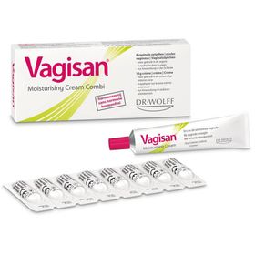 Vagisan MoistCream Combi Crème vaginale + 8 Ovules