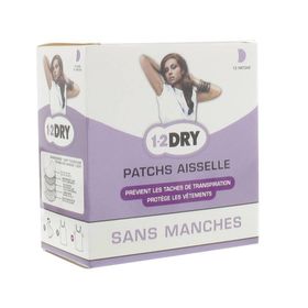 1-2 Dry Patchs Aisselle sans manches Small