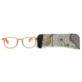 pharmaGLASSES® Lunettes de lecture Comp Brun/Orange +3.50
