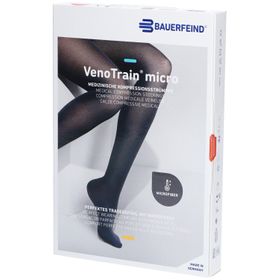 Bauerfeind VenoTrain Micro Ag C1 Normal Court Fermé Dentelle Caramel Medium