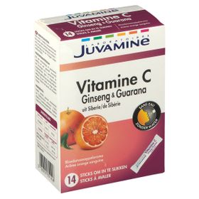JUVAMINE Vitamine C, Ginseng de Sibérie & Guarana