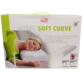 SISSEL® Soft Curve Oreiller à mémoire de forme +Taie en velours