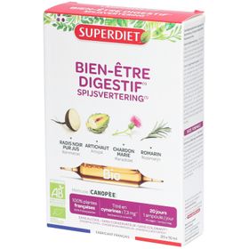 SUPER DIET Complexe Chardon Marie Digestion Bio Ampoules