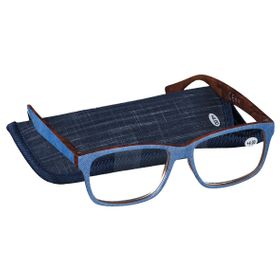 Pharma Glasses Lunettes Palerma Jeans +4.00