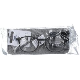 PharmaGLASSES® Lunettes Roma Noir +2.50