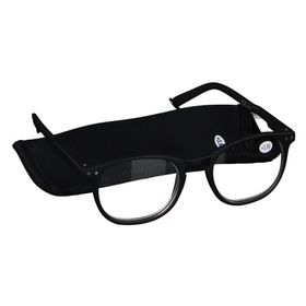pharmaGLASSES® Lunettes de lecture Roma Noir +3,50