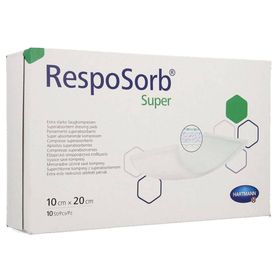Hartmann RespoSorb Super Verband 10x20cm 6850214