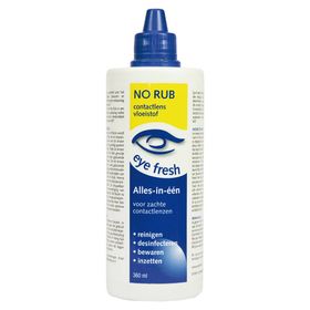 Eye Fresh All-In-1 Liquide sans Frotter pour Lentilles de Contact Souples