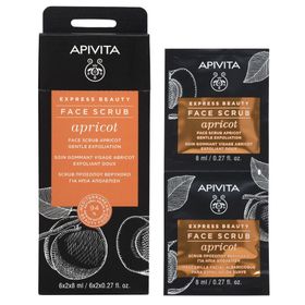 Apivita Express Beauty Soin Gommant Visage Abricot Exfoliant Doux