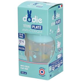 Dodie Biberon tétine plate débit lent Air