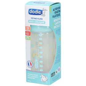 Dodie Biberon tétine plate débit lent Air
