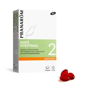 Pranarôm Oleocaps+ 2 - Santé intestinale BIO