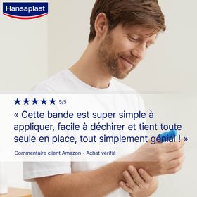 Hansaplast Bande cohésive pour les doigts 2,5 cm x 5 m