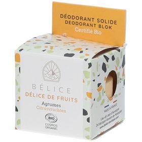 BÉLICE Déodorant solide Délice de fruits