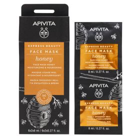 Apivita Express Beauty Masque Visage Hydratant & Nourrissant Miel