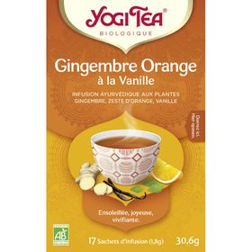 YOGI TEA® Infusion Gingembre Orange à la Vanille