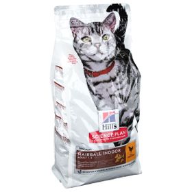 Hill's™ Science Plan™ Chat Hairball Indoor Adult 1-6 Poulet