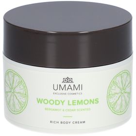 Umami Woody Lemons Rich Body Cream Bergamote & Cèdre