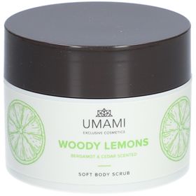 UMAMI Gommage corporel doux aux citrons boisés Bergamote & Cèdre