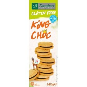 Damhert Gluten Free King Choc biscuits sans lactose