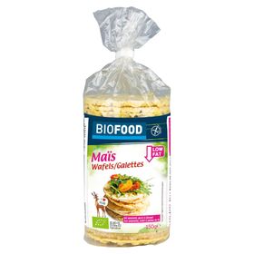 BIOFOOD Galettes fines de maïs avec graines de lin
