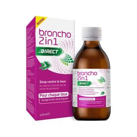 broncho 2 in 1 Adult Sirop contre la toux Orange - Toux sèche & grasse