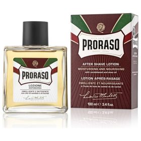 PRORASO Sandalwood Lotion après-rasage Barbe dure