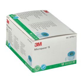 3M™ Micropore™ S Sparadrap adhésif chirurgical 2,5 cm x 5 m
