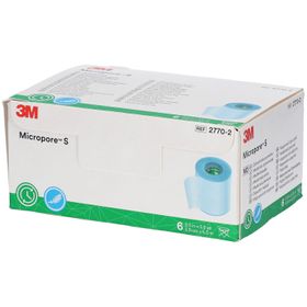 3M™ Micropore™ S Sparadrap adhésif chirurgical 5 cm x 5 m