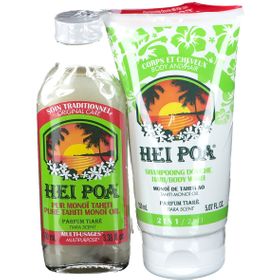 HEI POA® Pur Monoï de Tahiti Tiaré + Shampooing Douche Hydratant