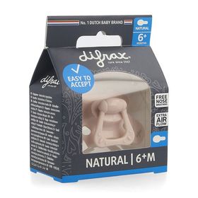 Difrax Sucette Natural 6+ mois - Pure