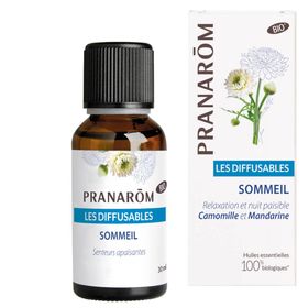 Pranarôm Les Diffusables Sommeil Camomille et Mandarine Bio - Relaxation et nuit paisible