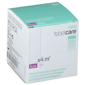 febelcare® HAFT Bande de fixation élastique cohésive 6 cm x 4 m
