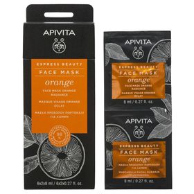 APIVITA EXPRESS BEAUTY Masque Visage Radiance à l'Orange