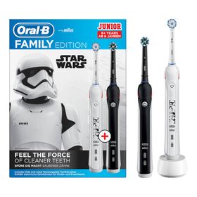 Oral-B® Brosse À Dents Électrique PRO 2 Black + Junior Star Wars White