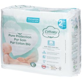 COTTONY Couches en coton taille 2 3-6 kg