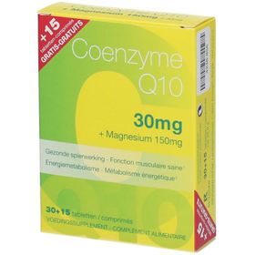 Coenzyme Q10 30 mg + Magnésium
