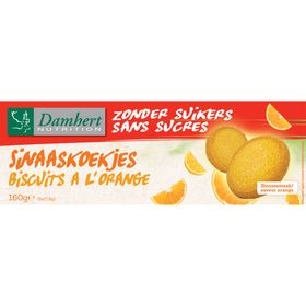 Damhert Sans Sucres Biscuits a l'Orange
