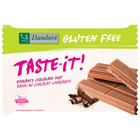 Damhert Gluten Free Taste-it! Barre au Chocolat Croquante