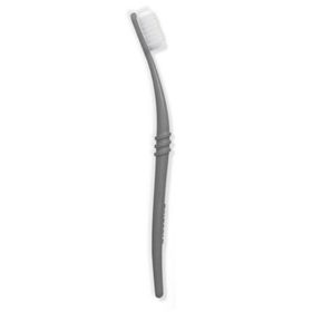 PRESERVE Brosse à Dents Souple en Plastique Recyclé - Gris