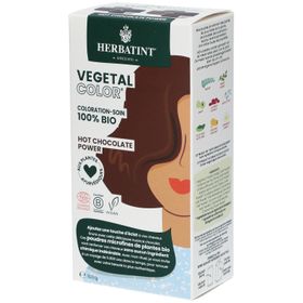 Herbatint Vegetal Color – Soin Colorant Végane 100 % Bio – aux Plantes Ayurvédiques –  Hot Chocolat Power