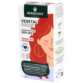 Herbatint Vegetal Color – Soin Colorant Végane 100 % Bio – Aux Plantes Ayurvédiques – Henna Love Power