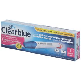 Clearblue® Test de Grossesse Détection Ultra Précoce Digital