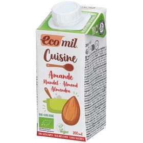 Ecomil Cuisine amande sans sucres Bio 200 ml