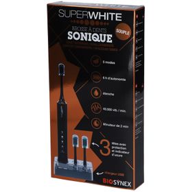 SUPERWHITE® Brosse à Dents Sonique Noire