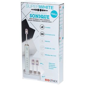 SUPERWHITE® Brosse à Dents Sonique Blanche