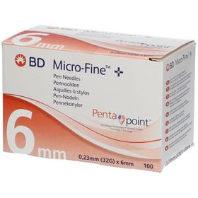 BD Micro-Fine™ Aiguilles à Stylos 6 mm 100 aiguilles