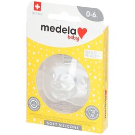 MEDELA Baby Soft Silicone Tétine 0-6 mois