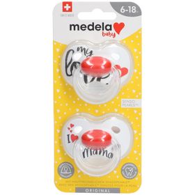 Medela Baby Original Tétine Signature Love - Mama 6-18 Mois DUO